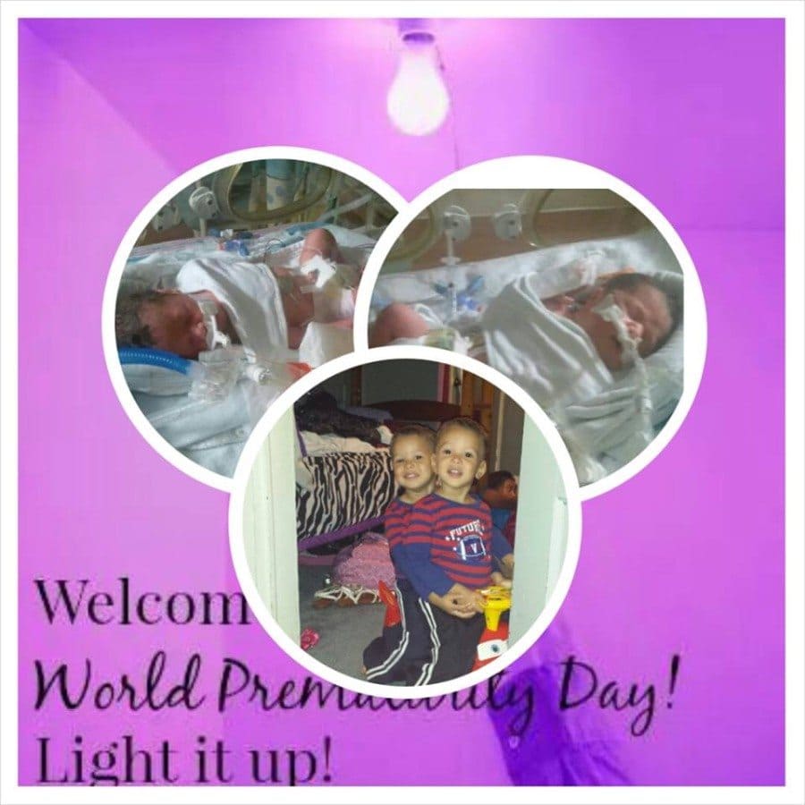 My 32 week miracles Marcus and Myles, now 2 years old... 1 month in NICU.