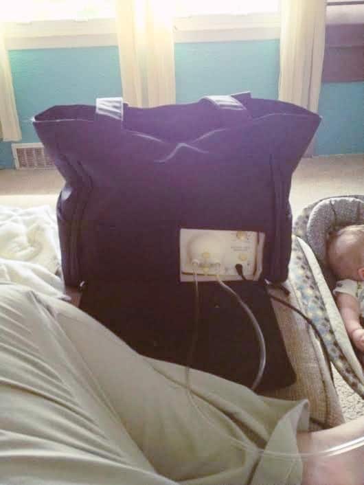 breast pump bag exclusively pumping for twins