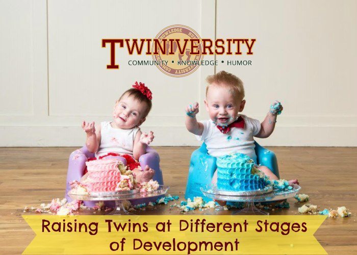 Raising Twins at Different Stages of Development