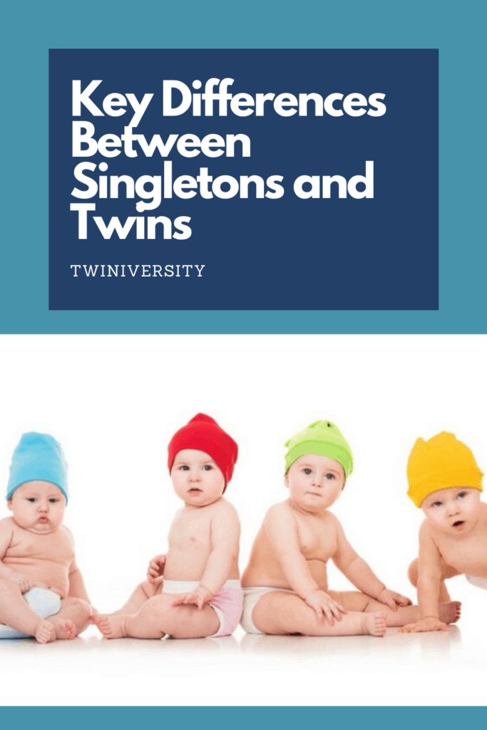 differences between singletons vs twins