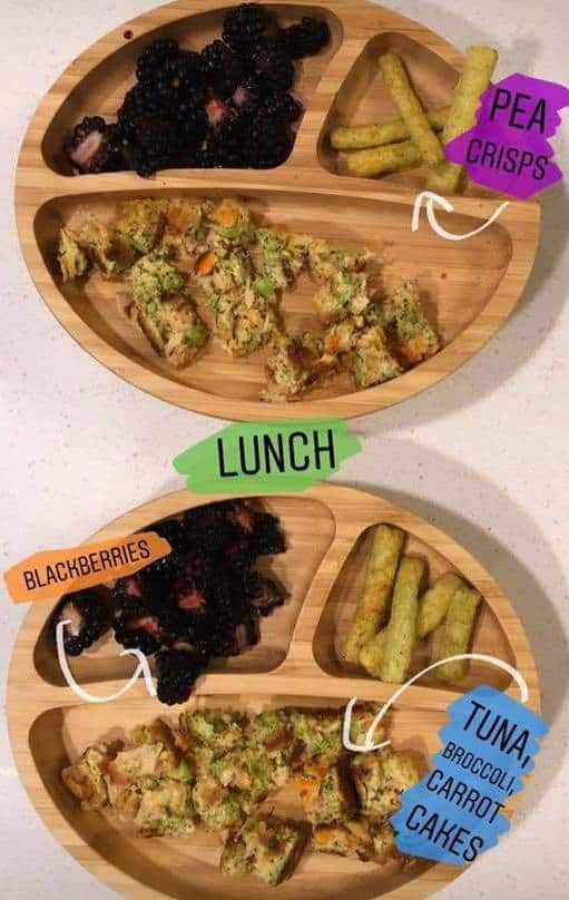 toddler lunch ideas two plates of food
