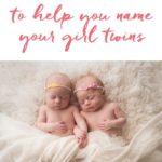 twin girl names