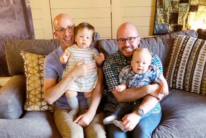 gay twin dads with twins