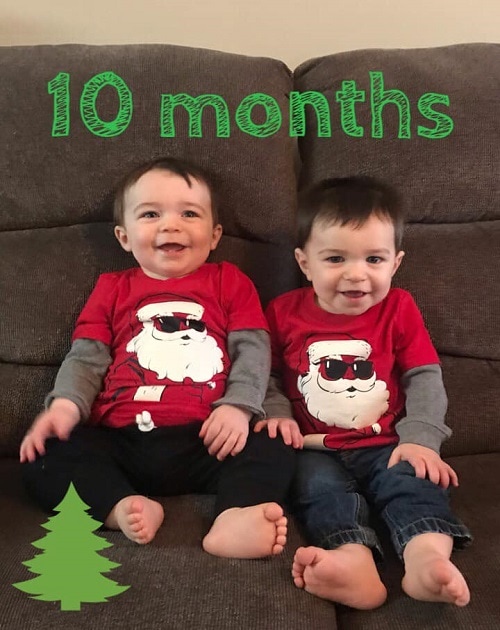 The First Year with Twins 10 Months Old