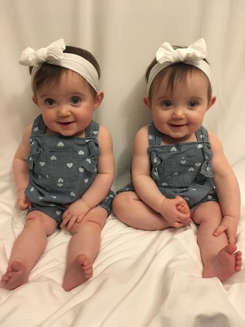 twins 10 months old