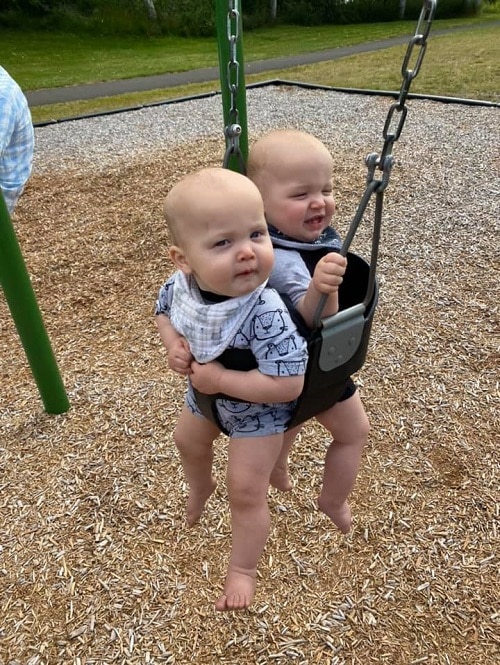 The First Year with Twins 10 Months Old