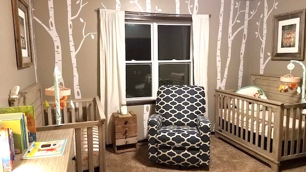 twin nursery design and decor ideas