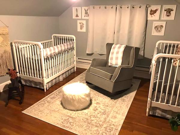 twin nursery design and decor ideas