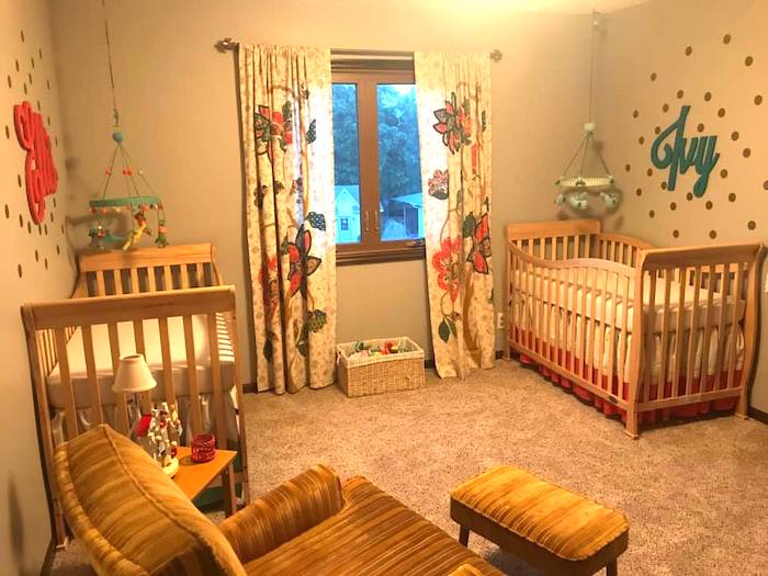 twin nursery design and decor ideas