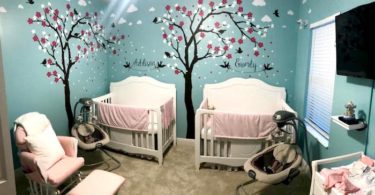 twin nursery design and decor ideas