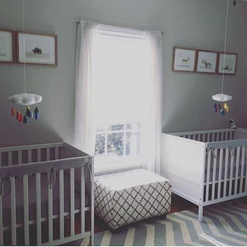 twin nursery design and decor ideas