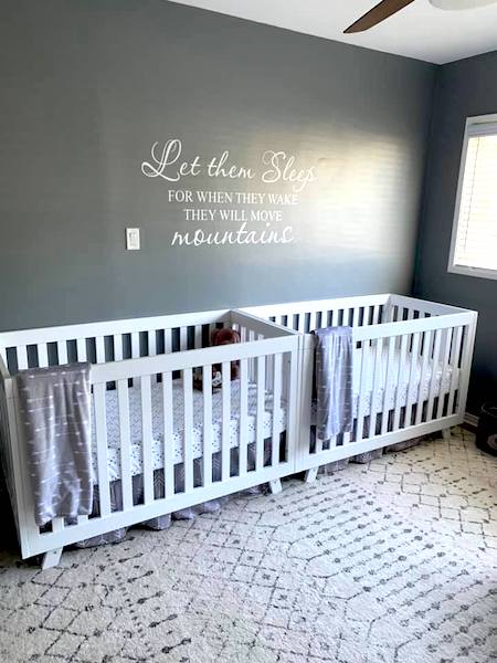 twin nursery design and decor ideas