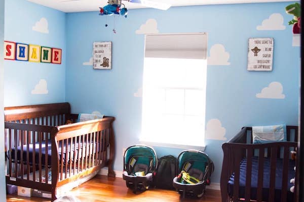 twin nursery design and decor ideas