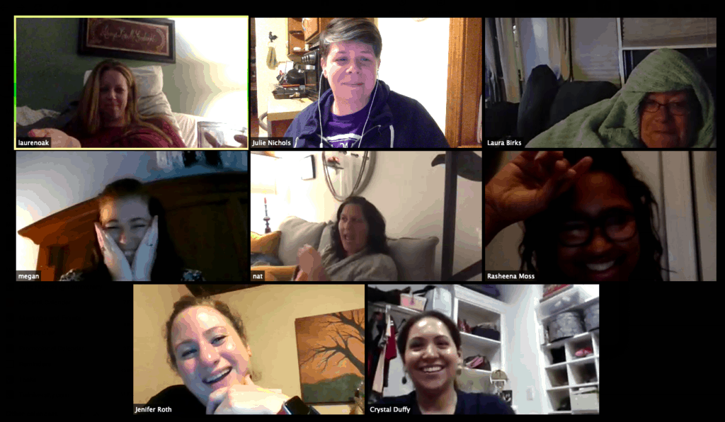 virtual baby shower on zoom