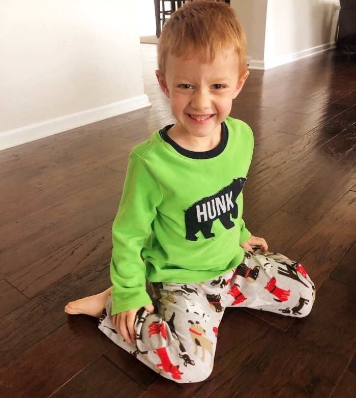 young boy w-sitting