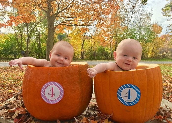 The First Year with Twins Week 16
