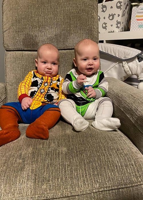 The First Year with Twins 4 Months Old