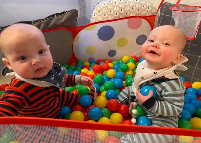 The First Year with Twins 6 Months Old