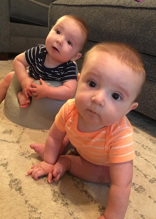 The First Year with Twins 6 Months Old