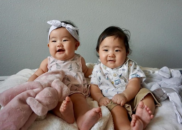 The First Year with Twins 6 Months Old