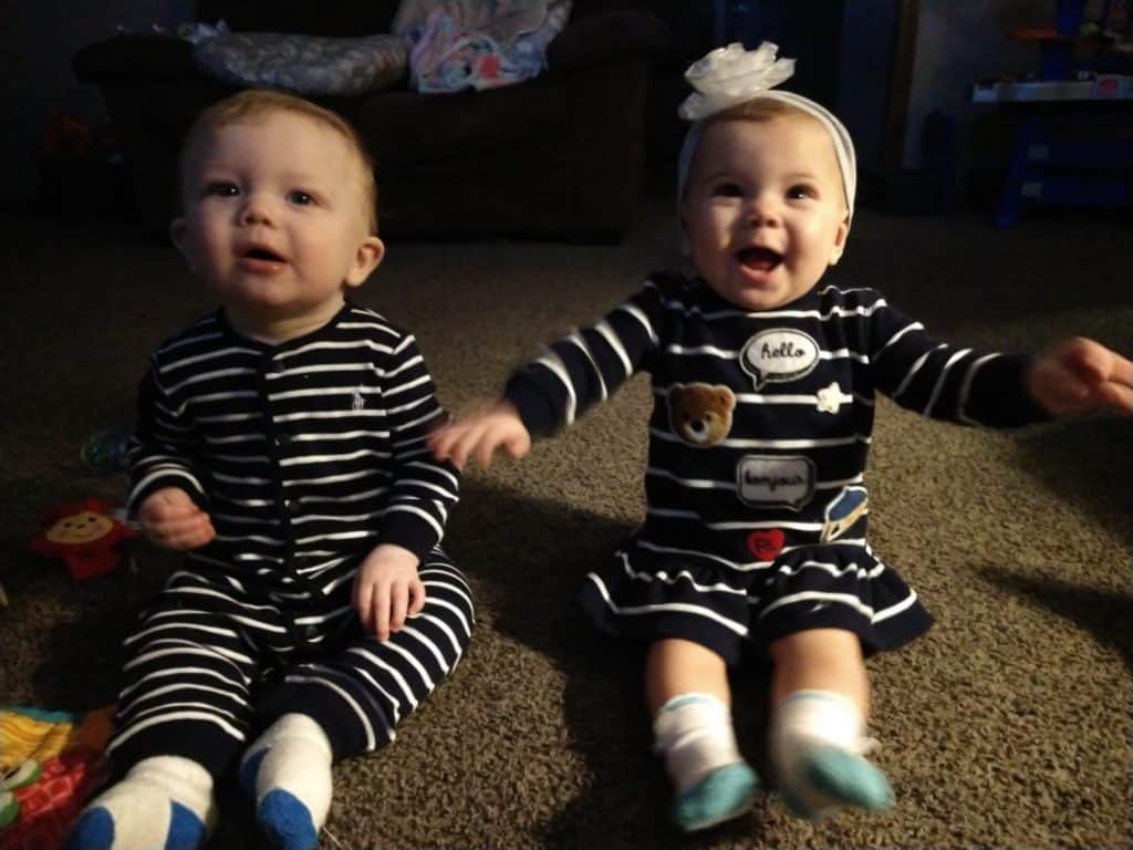 The First Year with Twins 7 Months Old