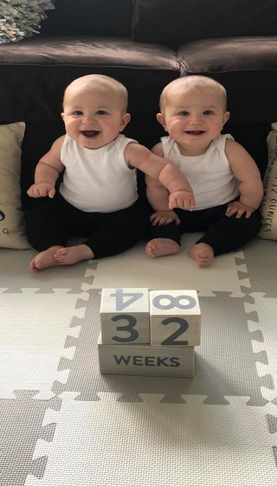 The First Year with Twins 7 Months Old