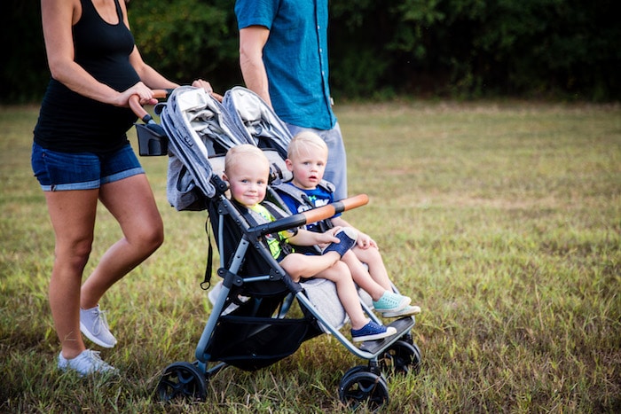 the zoe double stroller